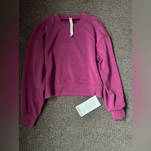 Lulu Lemon Ribbed Crop Crew